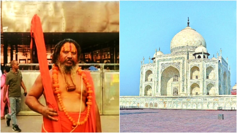 Taj Mahal Controversy Hindu Mahasabha workers protest against ASI in agra