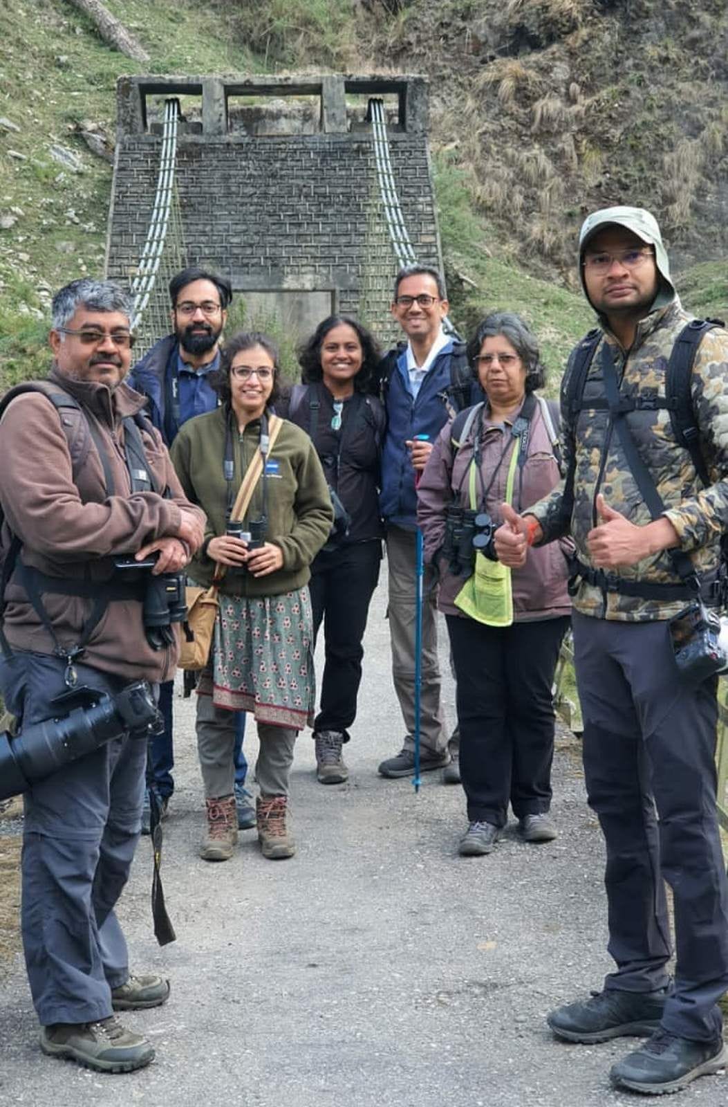 Ten member team reached Bhagirathi Valley