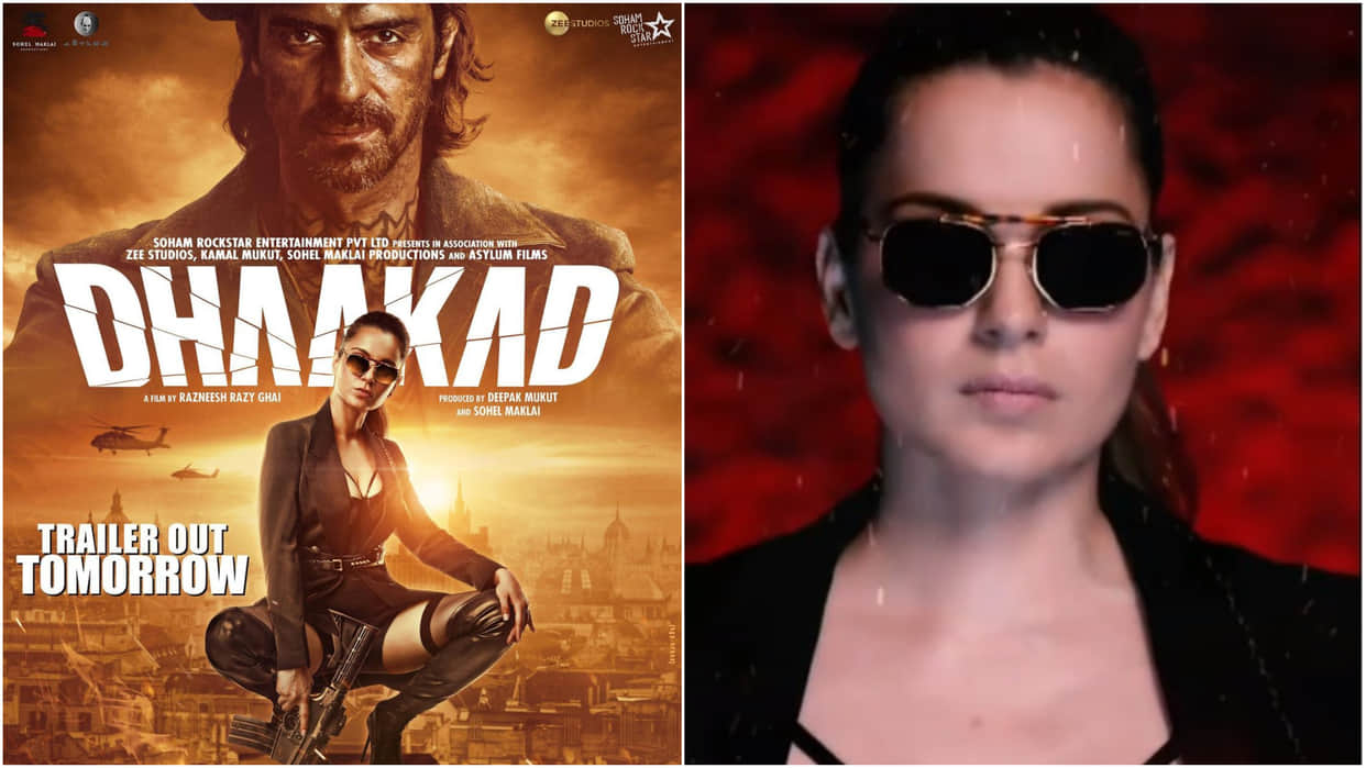 Arjun Rampal and Kangana Ranaut Dhaakad Trailer will be out on 29 april