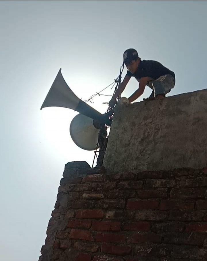Loudspeaker removed from 183 religious places