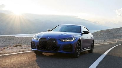 BMW i4 electric sedan car launched in India four-door coupe electric sedan car 2022 BMW i4 Price Specs Features BMW i4 range km