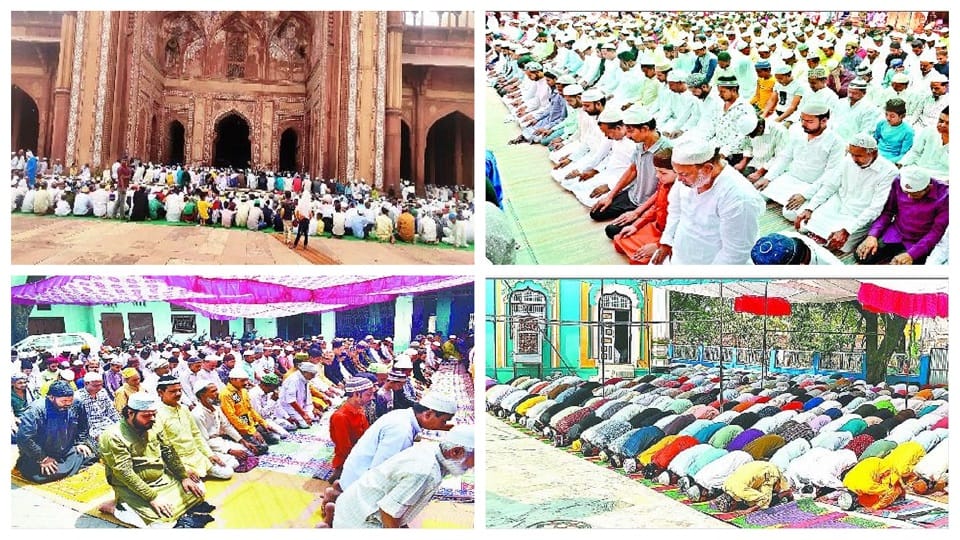 Alvida juma namaz in mosques of agra etah kasganj mainpuri