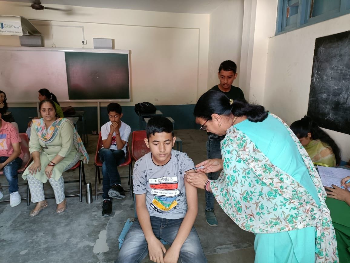39,000 students aged five to 12 will get the vaccine