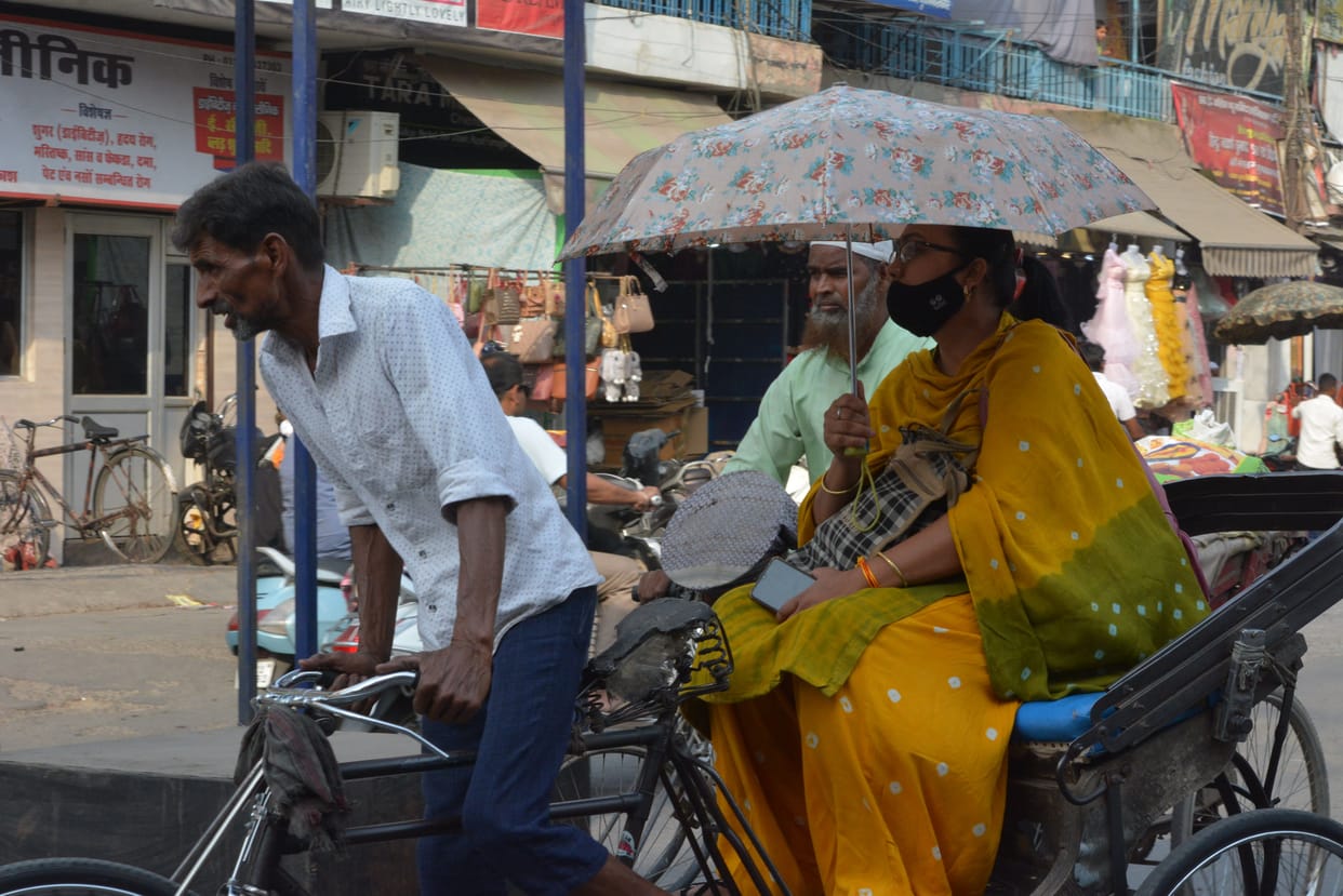 Heat wave scorched, day temperature increased by 1.5 degrees