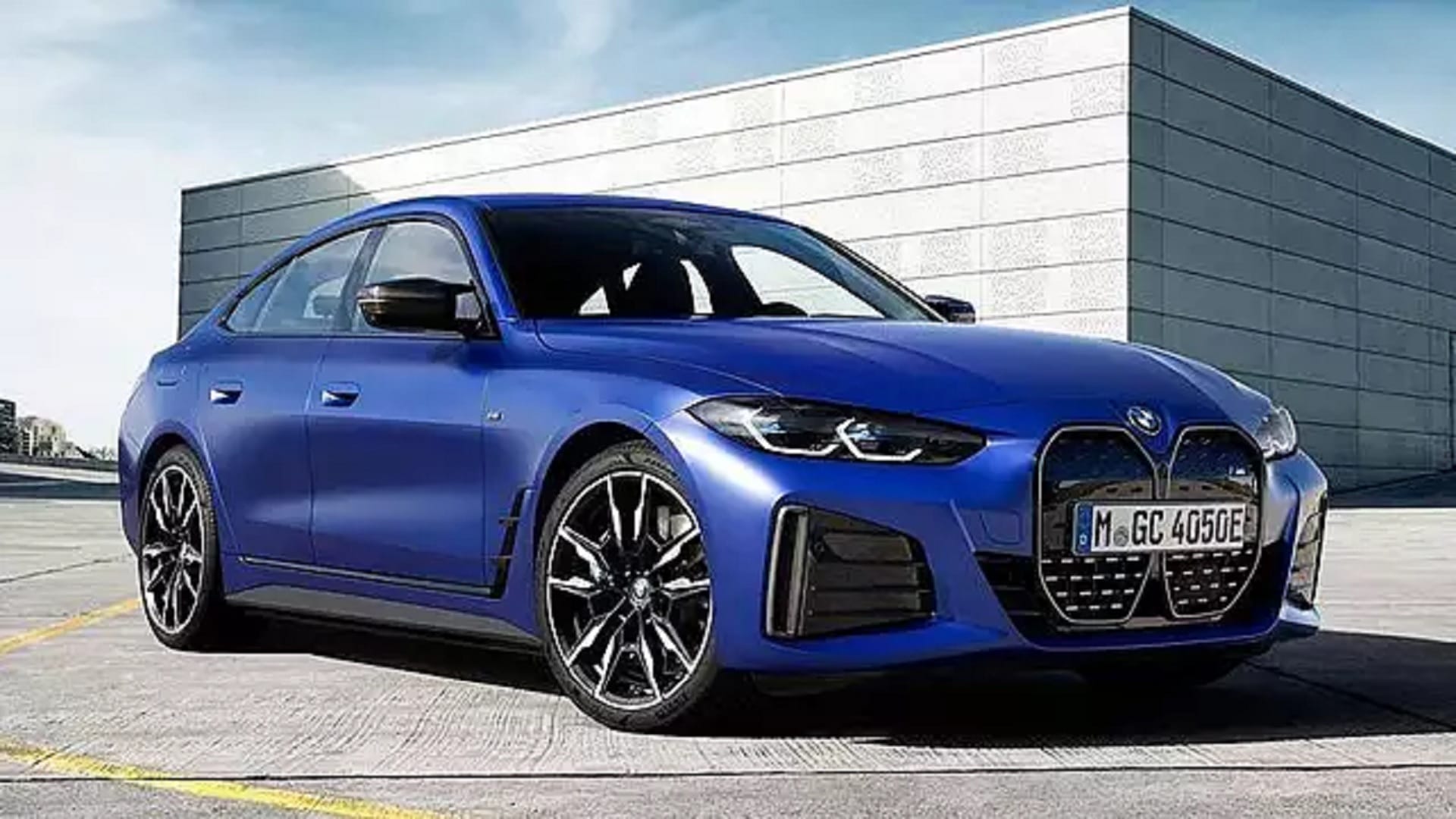 BMW i4 electric sedan car launched in India four-door coupe electric sedan car 2022 BMW i4 Price Specs Features BMW i4 range km