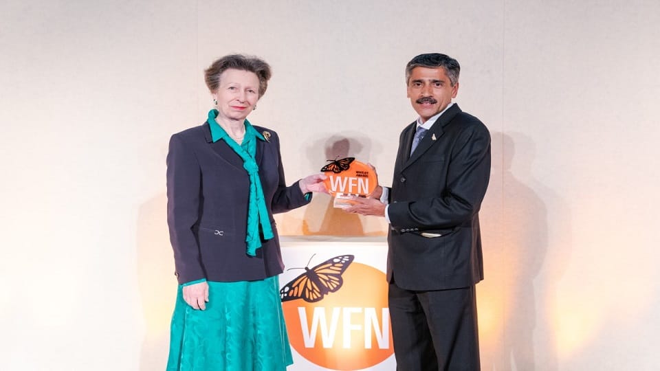 Charudutt Mishra has won the Whitley Gold Award in London for conservation of snow leopard 