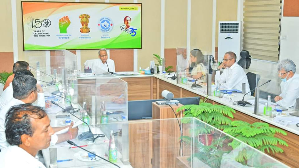 CM Ashok Gehlot has instructed officials to meet shortage of water and electricity supply
