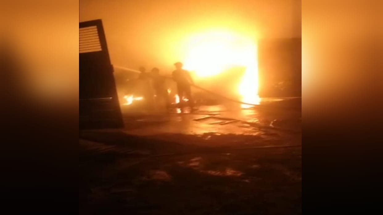 Ghaziabad Fire breaks out in flour mill in Tronica City