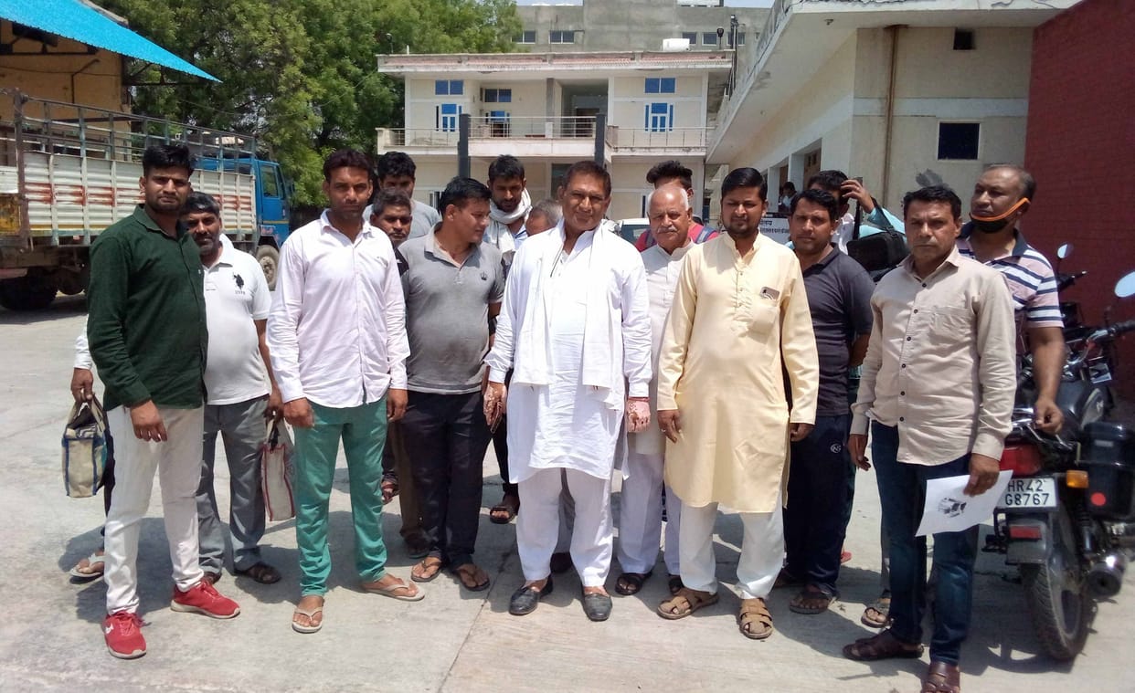 Depot holders demonstrated by accusing officials of giving bad POS machines
