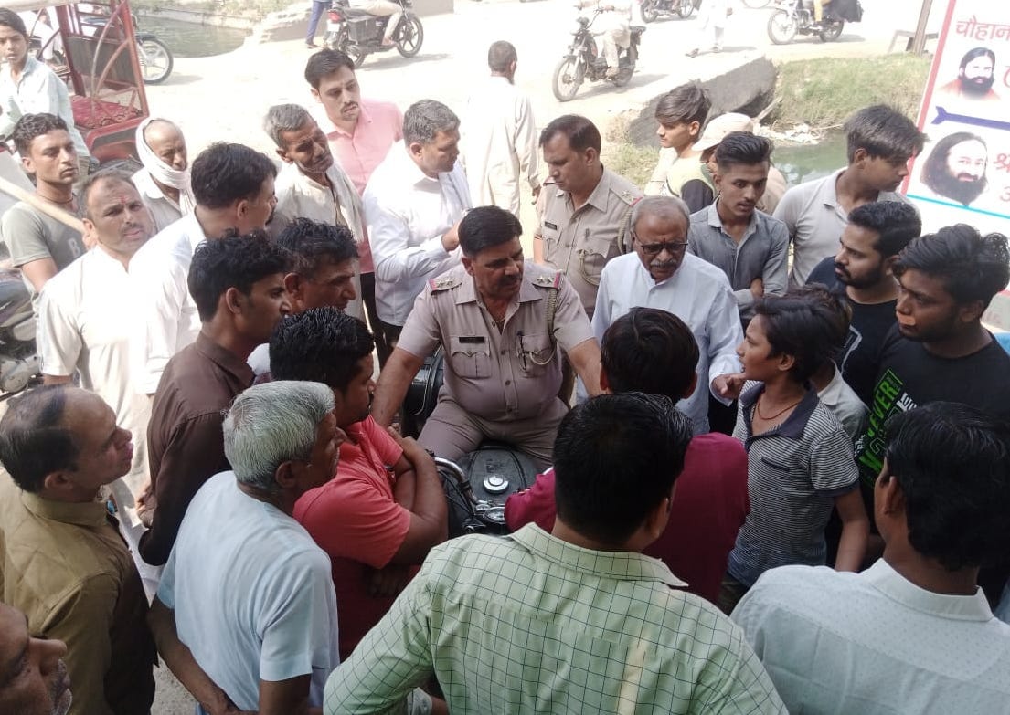 Ruckus at the police station regarding sabotage, robbery