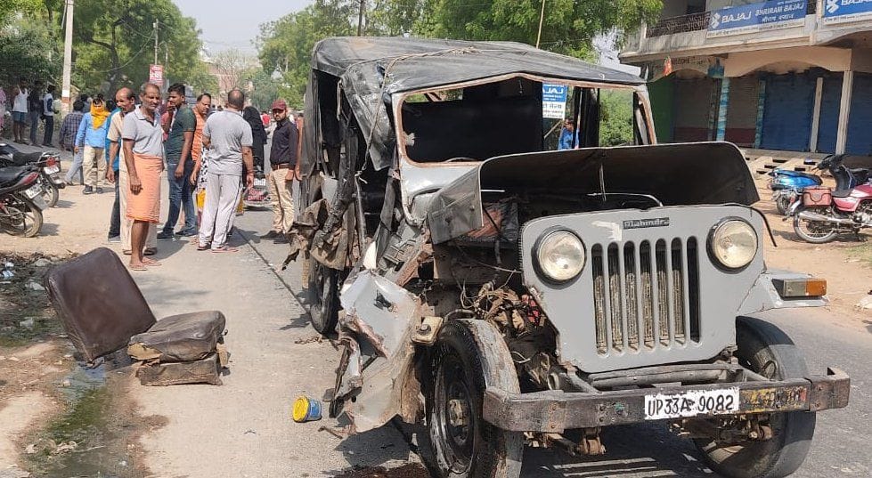 Driver killed, four passengers injured due to uncontrolled jeep overturning