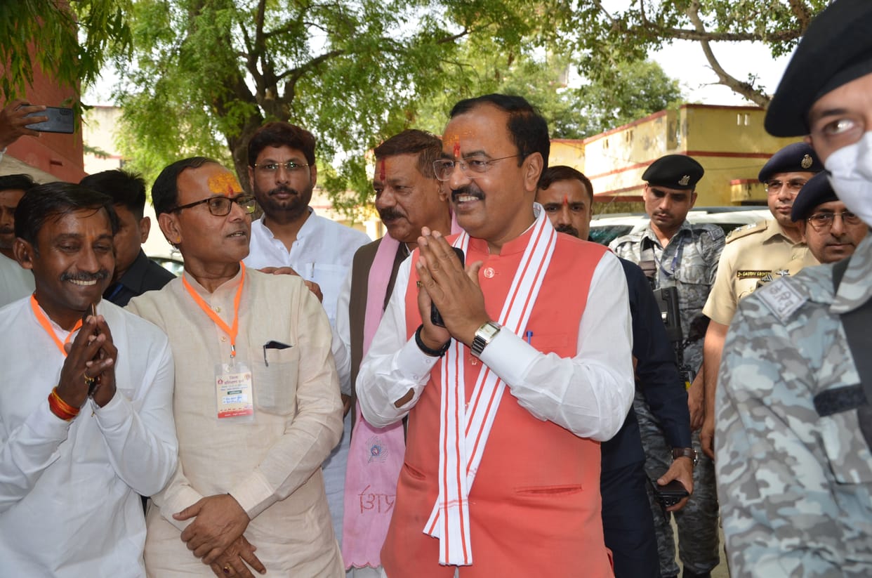 Mathura: Pakistan bowed down as soon as BJP came to power: Keshav Prasad