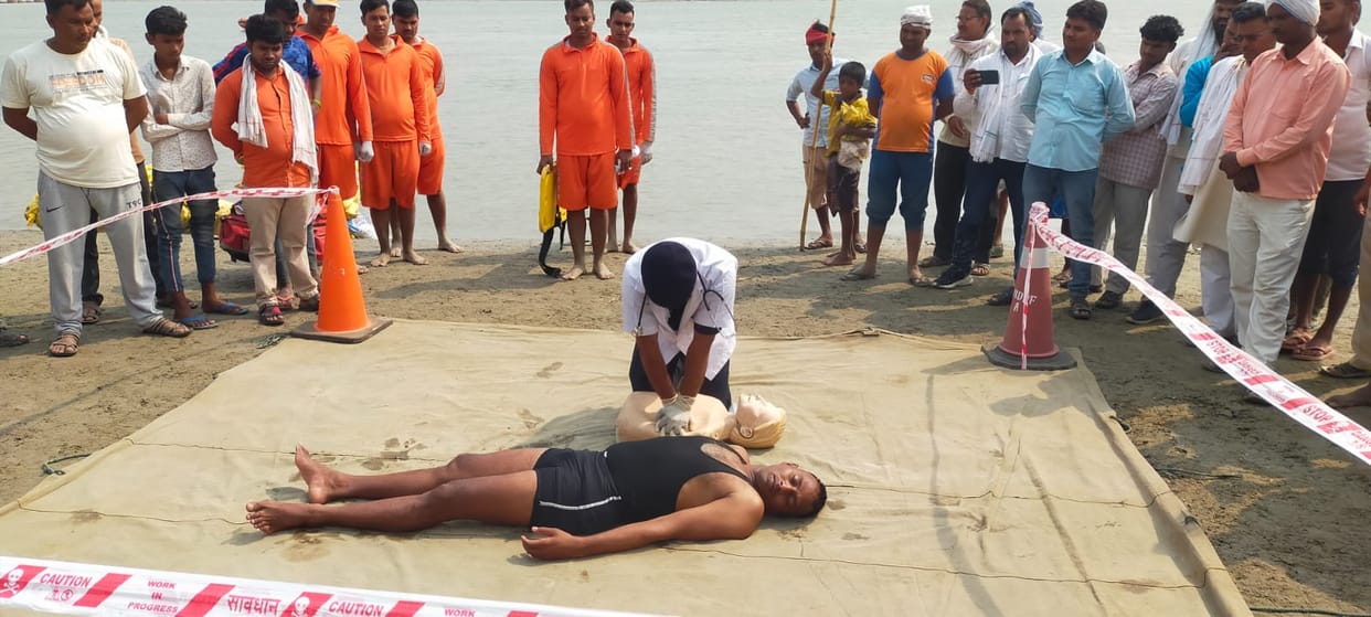 NDRF rescues people trapped in floods