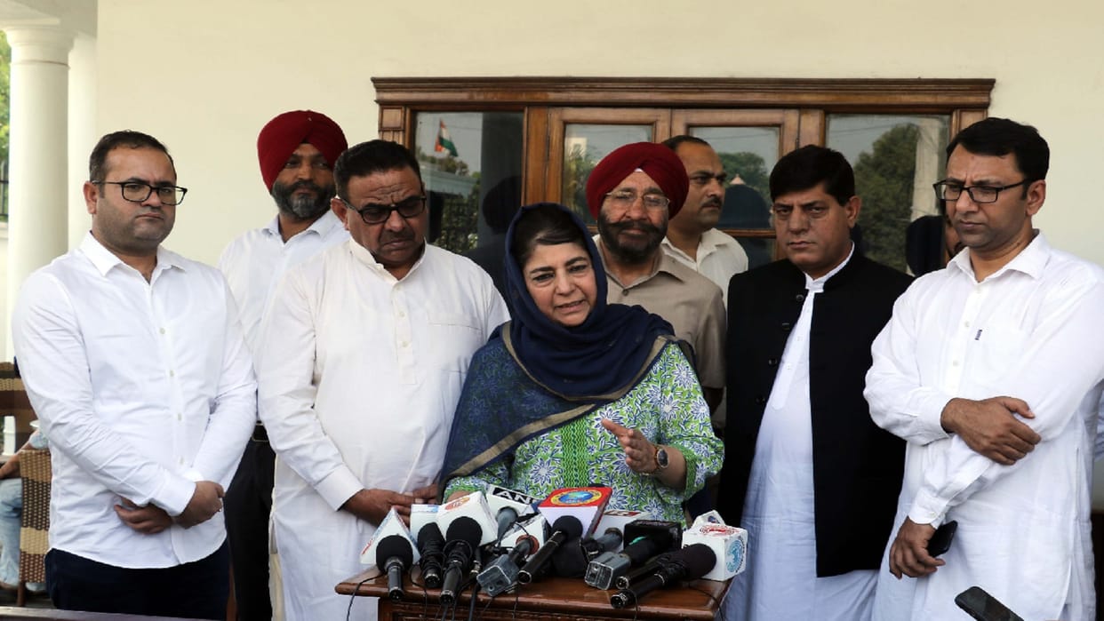 Mehbooba said: BJP is damaging the secular social character of the country