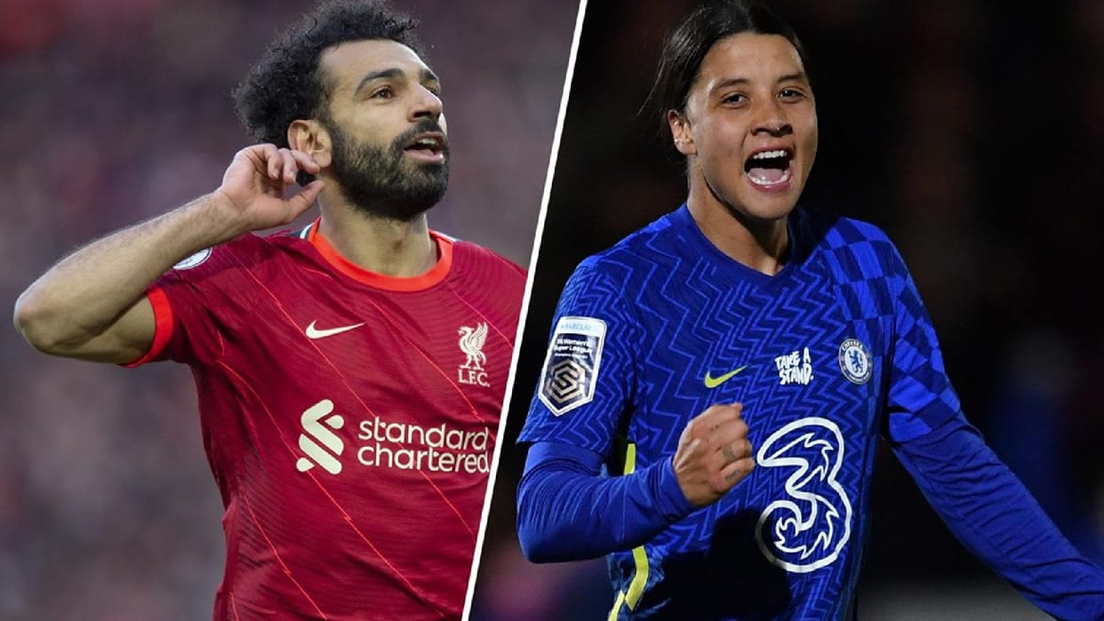 Liverpool forward Mohamed Salah wins Football Writers Association Footballer of the Year with Chelsea striker Sam Kerr