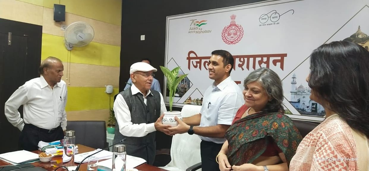 Everyone's participation in environmental protection is very important, the monitoring committee of NGT held a meeting in the district secretariat
