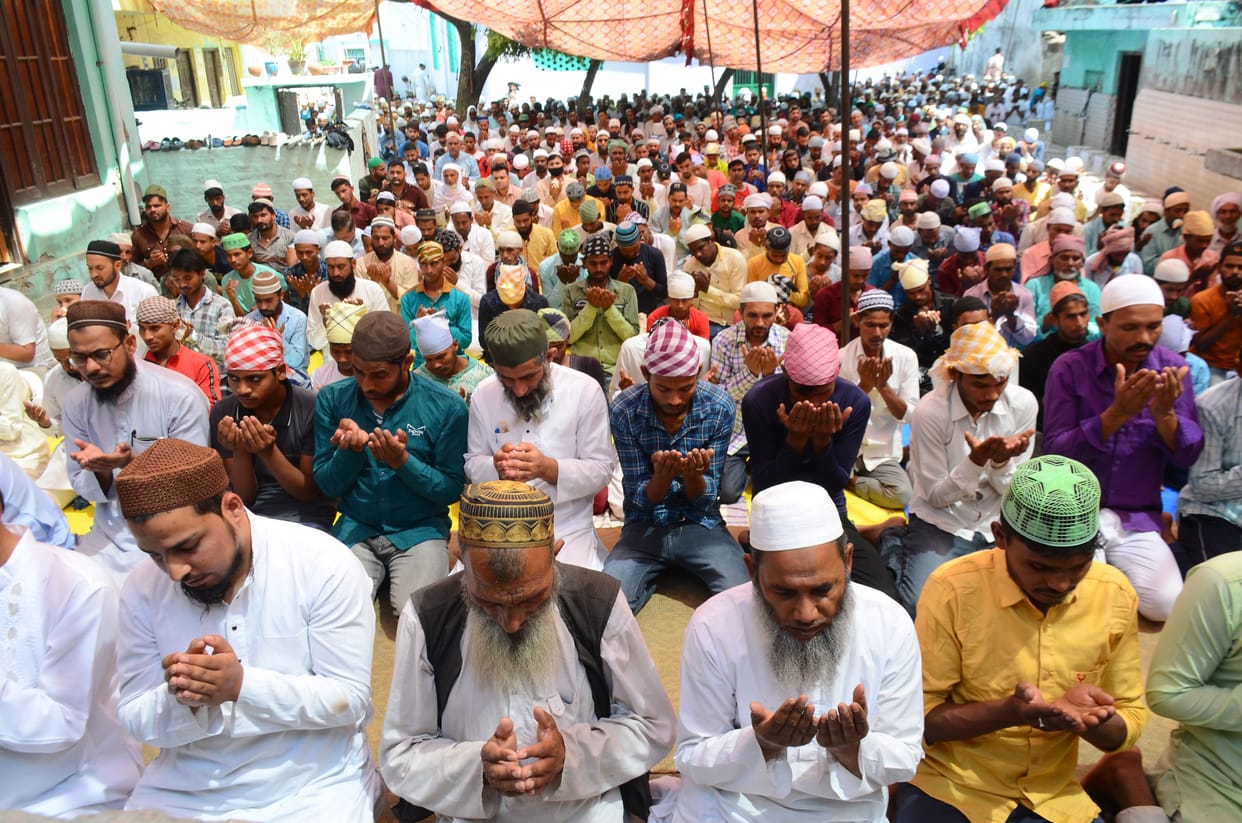 Prayed for maintaining peace and brotherhood in the country