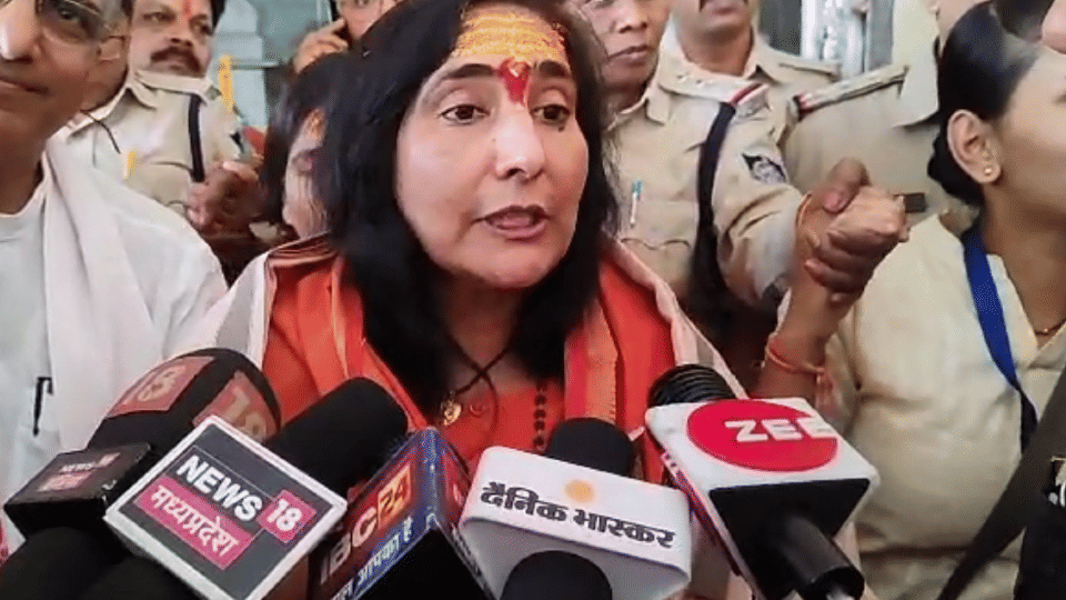 Sadhvi Ritambhara's absurd statement, Says Khuda bahre hai, bhagwan to chiti ke ghunghru bhi sun lete hai