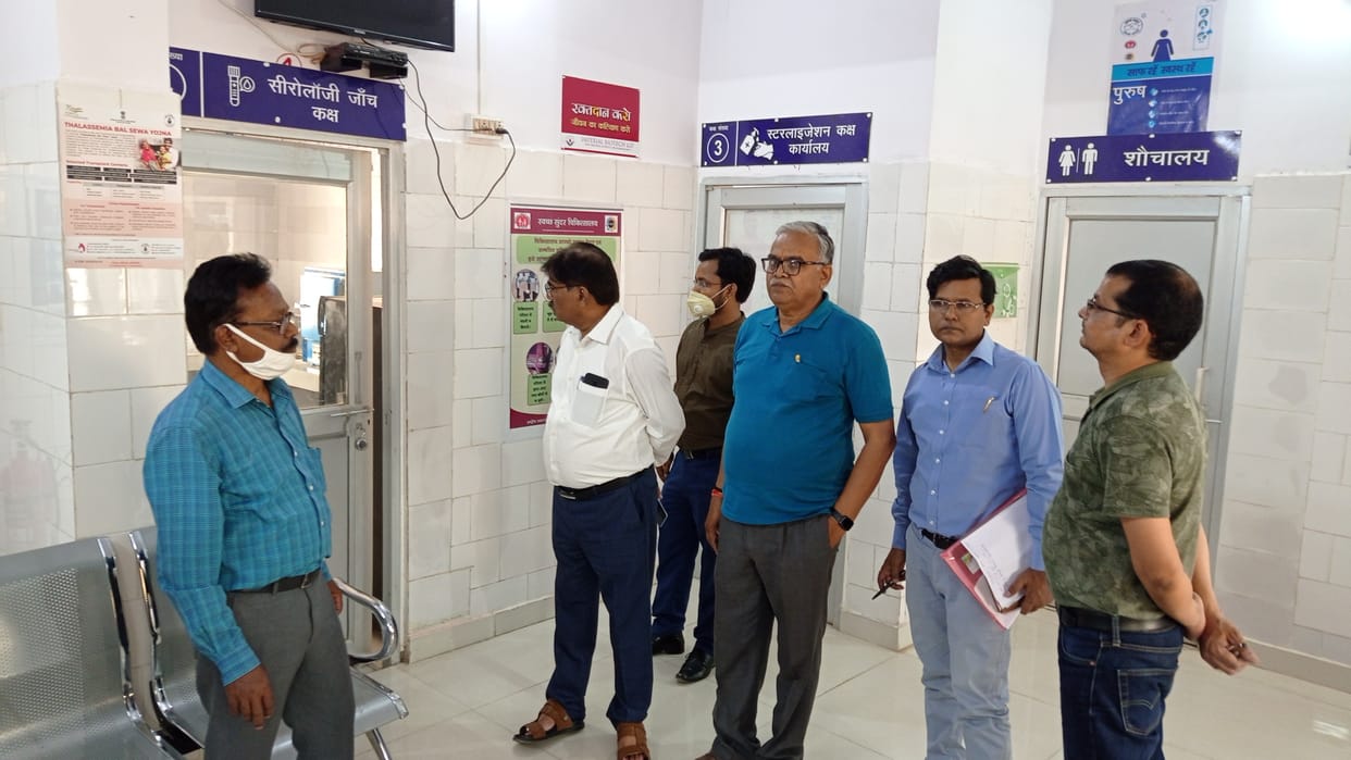 CMO did surprise inspection of CHC Dudhi