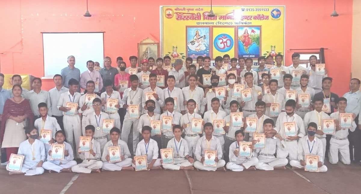 Nimesh got 100 percent marks in Sanskriti knowledge test