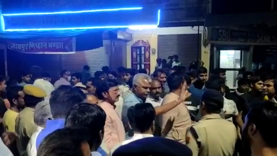 Argument between two communities over minor issue in Tonk situation under control
