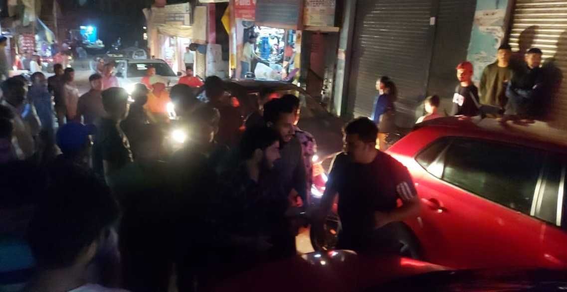 Jam Due to Accident