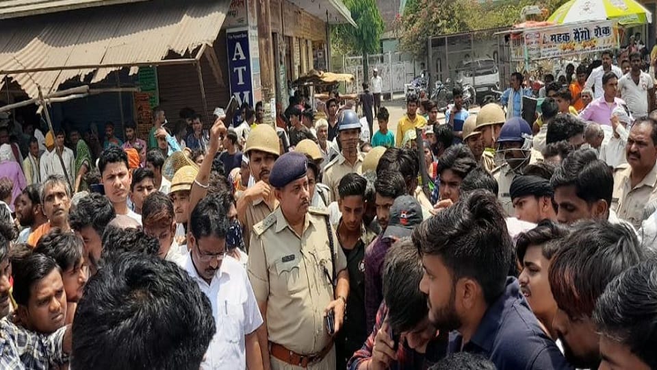 Truck tramples retired soldier going by bike uproar after death in etah