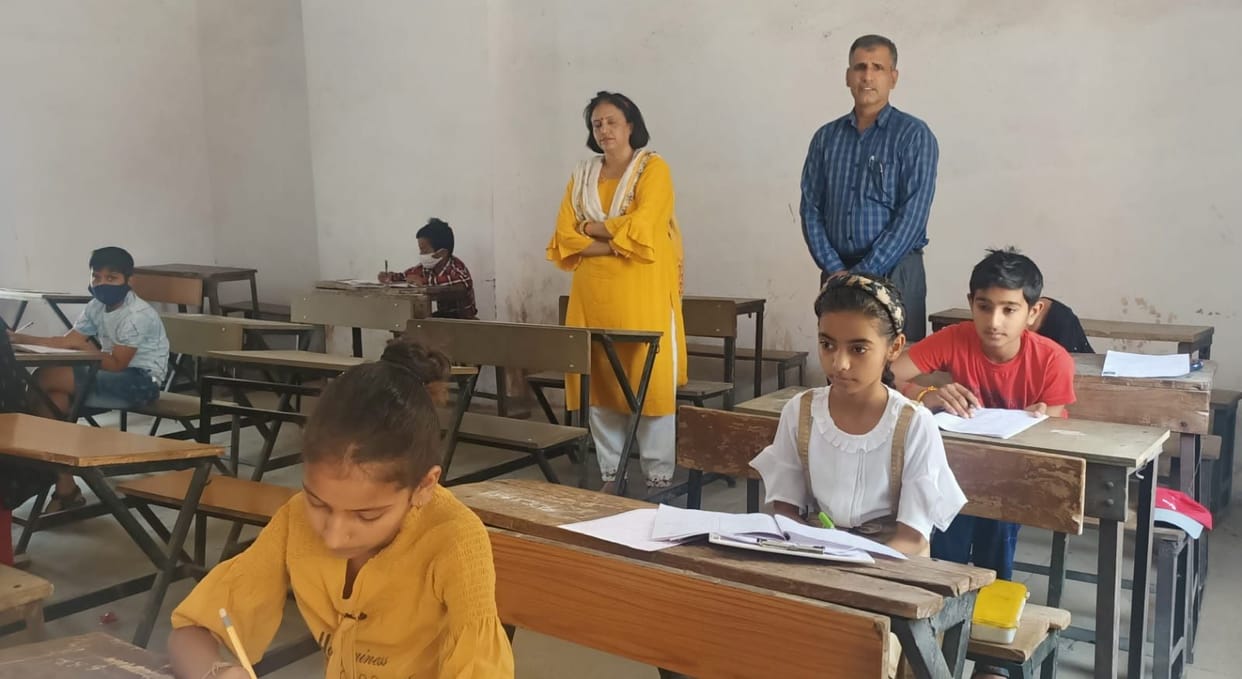 3213 children gave the entrance examination of JNV class VI
