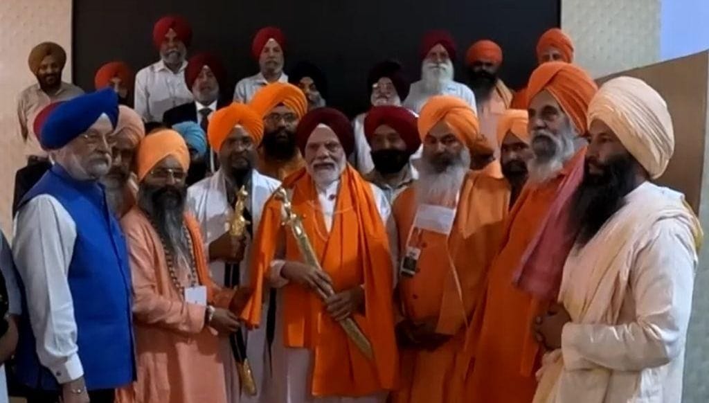 Nirmal Sant met PM Narendra Modi