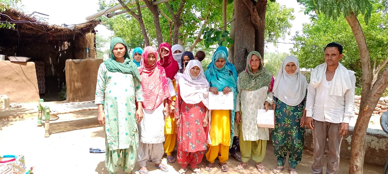Ration for the month of April was not given to the villagers, the depot holder was accused of getting thumbs up, demanding action by complaining to the Deputy Commissioner