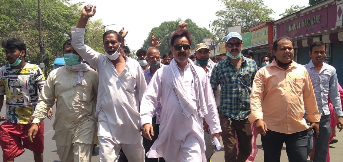 small traders demonstrated
