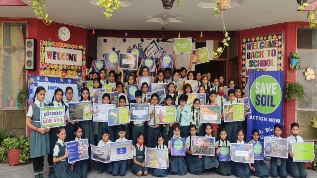 The importance of soil was told to the students in Lead Convet School