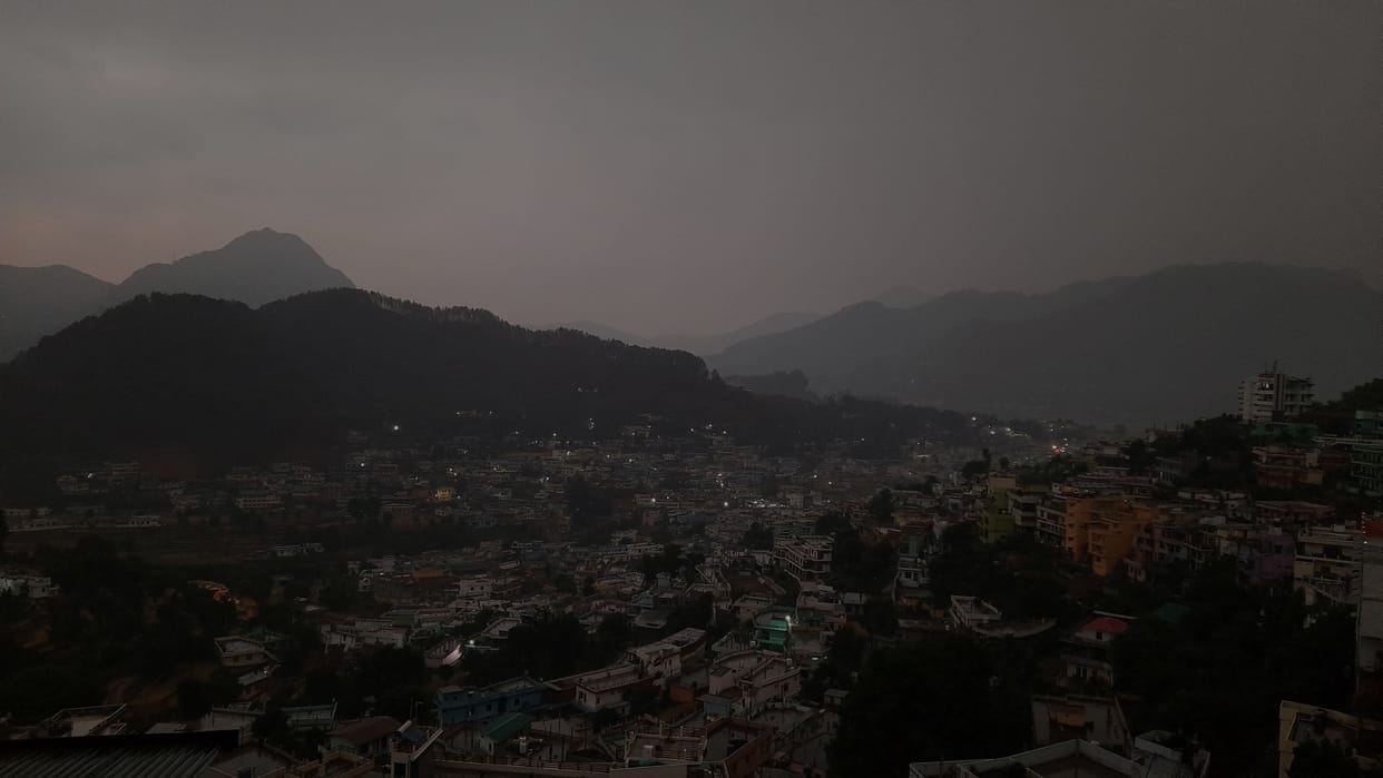 Rain in Pithauragarh