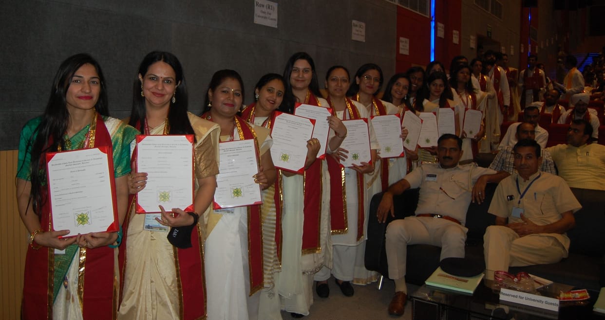 In the convocation, the daughters said - there is concern about career, that's why try to be top in studies