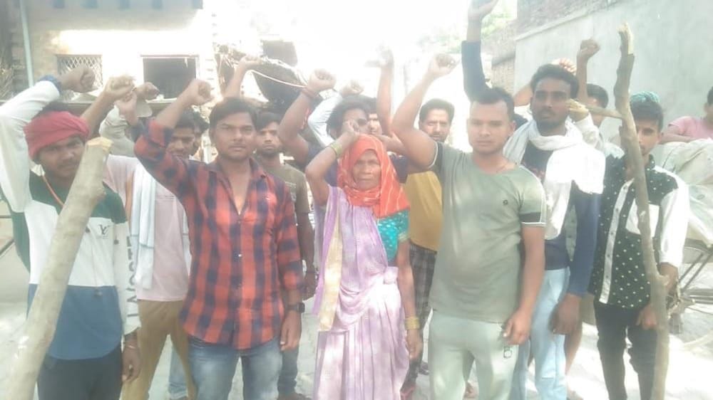 Villagers protested due to severe power cut