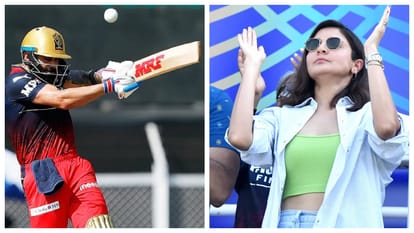 Virat-Anushka Photos: Before the match against Dhoni's CSK team, Virat Kohli sweats a lot in the gym, Anushka also there, watch video
