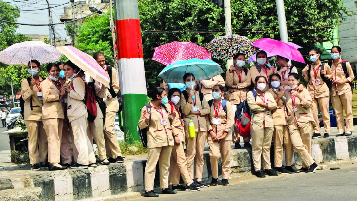 risk of heat stroke in the mercury crossed forty degrees
