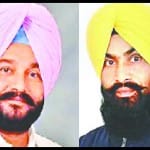 पूर्व मंत्री गुरप्रीत कांगड़ और आप विधायक कुलवंत पंडोरी।