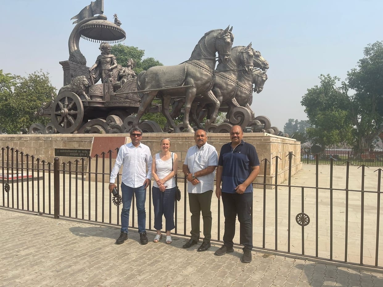 London scientists saw Dharmanagari, Kurukshetra