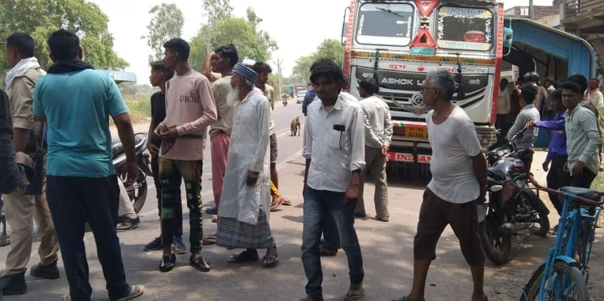 fatehpur,bike accident,ek ki maut
