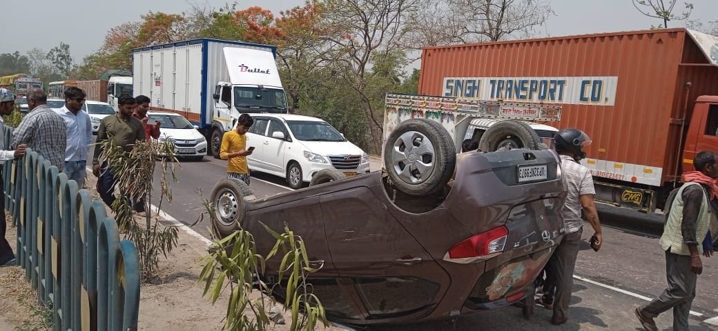 five injured in accident