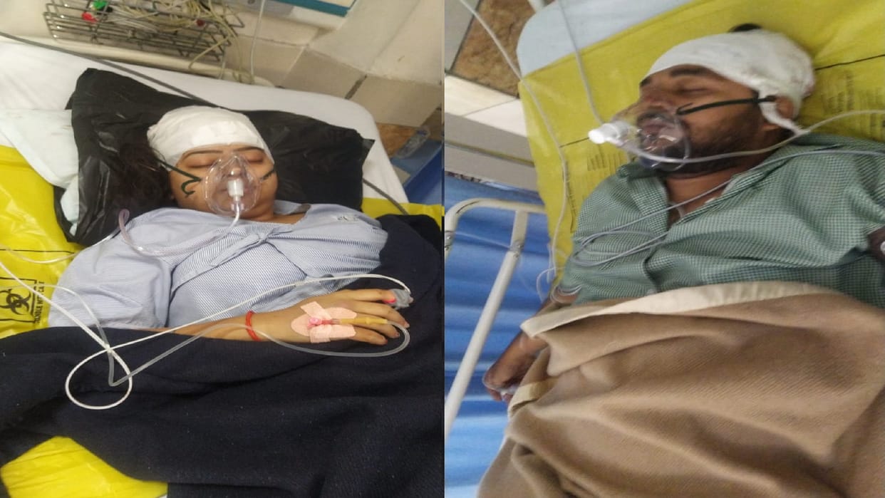Three killed in two road accidents in Greater Noida and four student injured