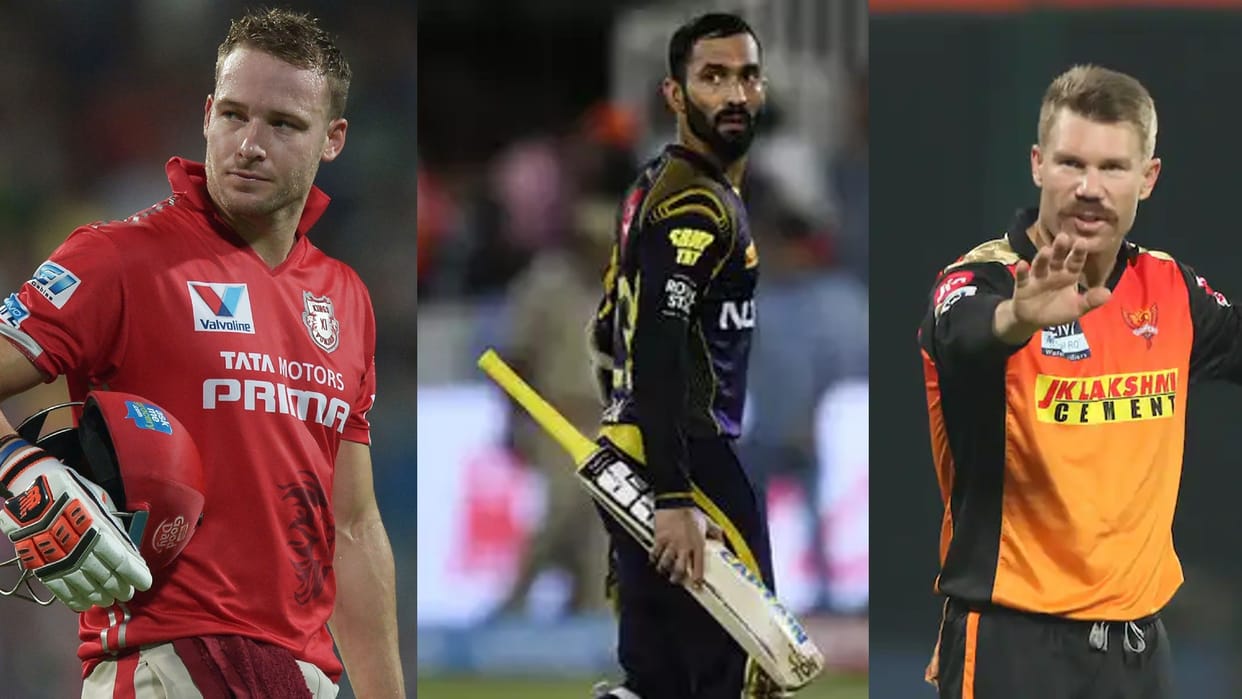 David Warner, Dinesh Karthik and Gautam gambhir have left captaincy in mid season in IPL
