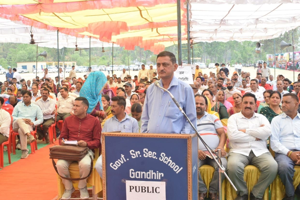Villagers raised matters related to roads prominently