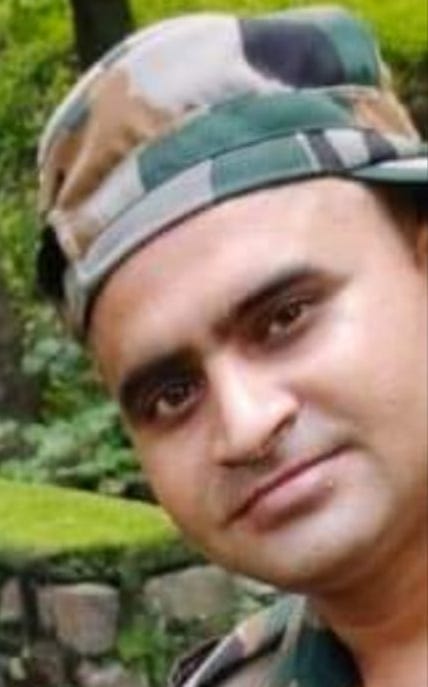 Bike riding army soldier dies due to entanglement in broken electrical wire