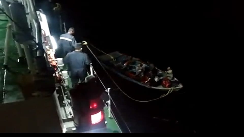 Indian Coast Guard ship C-404 rescued all six persons from distressed vessel MSV Malabar off Beypore, Kerala