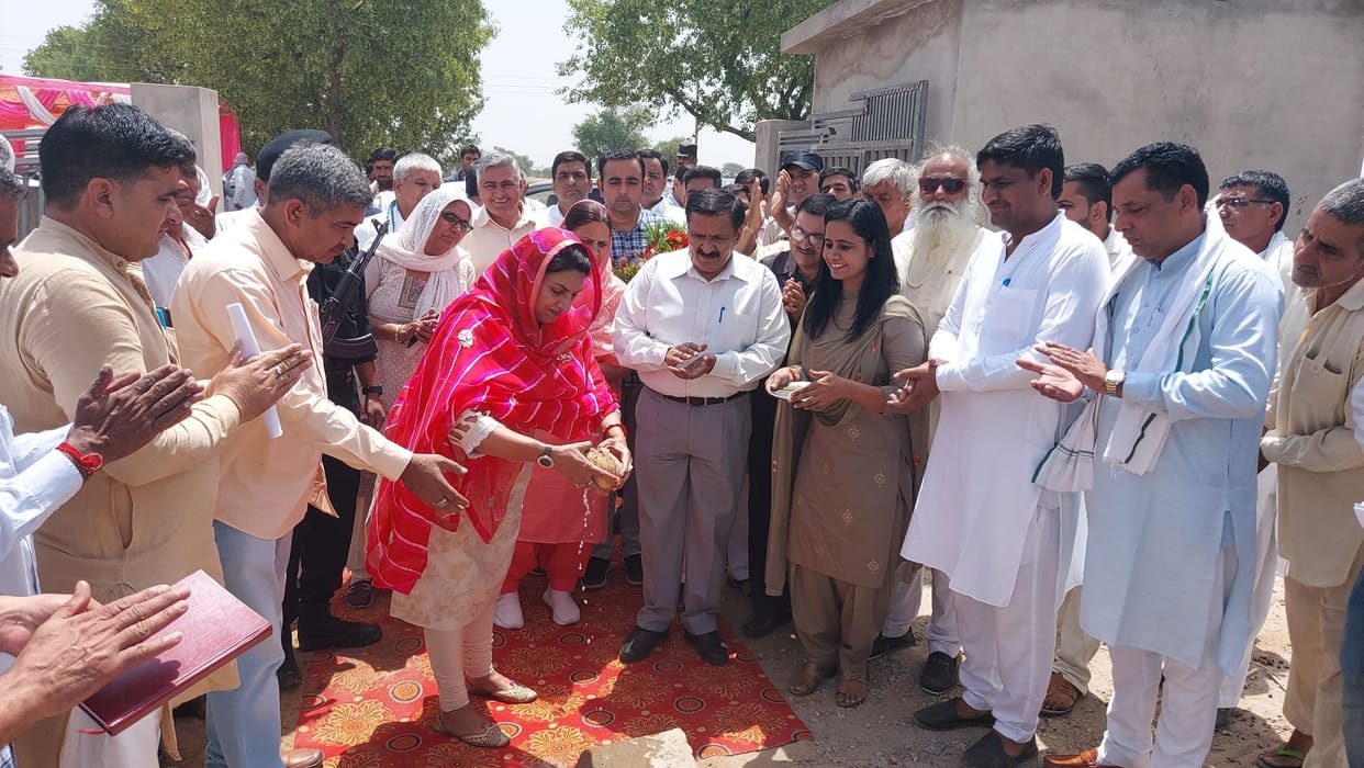 Samchana pond will be renovated from 74 lakhs, villagers will get track facility on urban lines