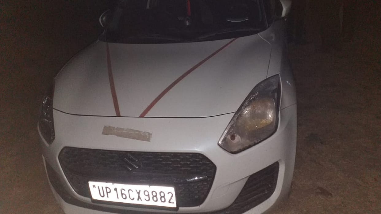 Nempal massacre Amroha police found car in Badaun park driver of Zarifnagar was murdered and dumped in Noida