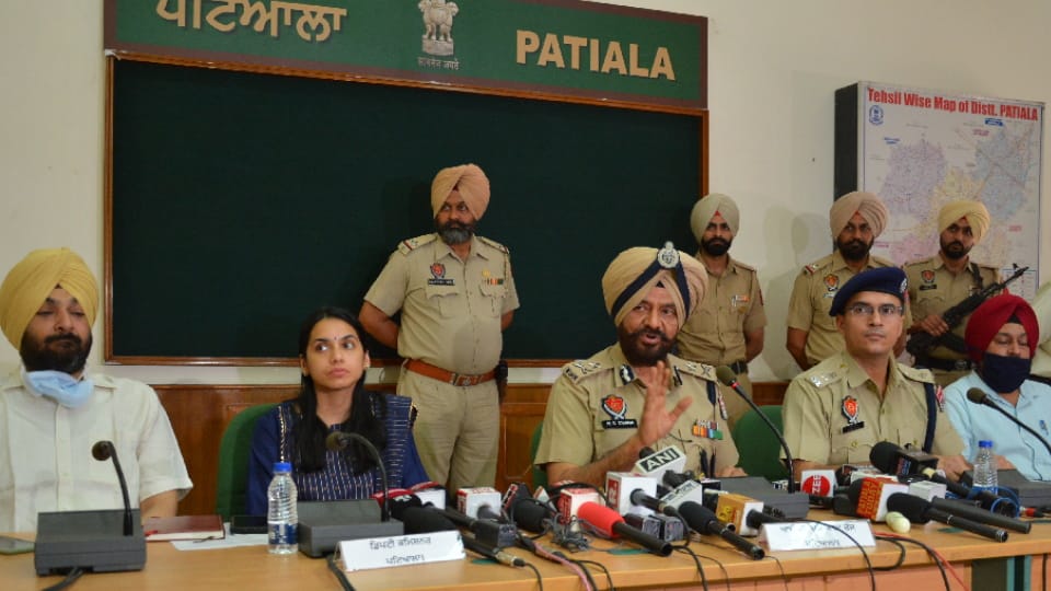 press conference of patiala IG MS Chhina on Patiala Violence main accused barjinder parwana arrested
