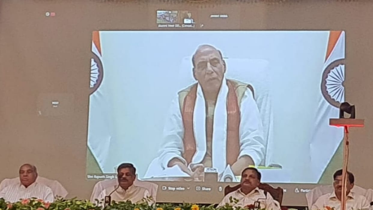 defense minister rajnath singh inaugurated online in archaic students conference of gorakhpur university